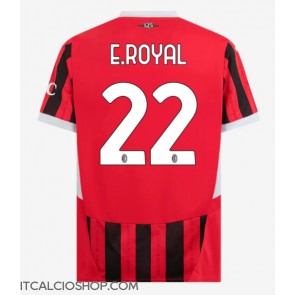 AC Milan Emerson Royal #22 Prima Maglia 2024-25 Manica Corta